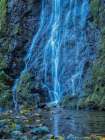 Oregon-Columbia River Gorge National Scenic Area-Cabin Creek Falls Art Print